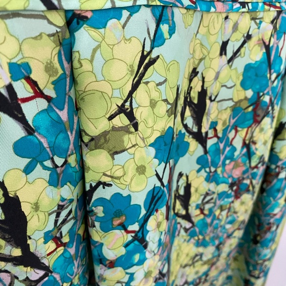 JCrew green and teal floral dress size 6 - Picture 2 of 4